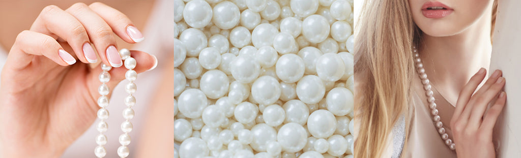 Perlai, elegantiški perlų papuošalai, perlų vėriniai, perlų apyrankės