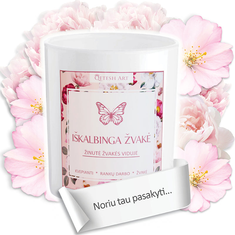 Iškalbinga žvakė su tekstu žvakė su žinute viduje, tai žvake su jūsų tekstu, žinutė žvakė viduje, romantiška dovana, dovanų idėjos gimtadieniui, dovanų idėjos merginai, dovanų idėjos vyrui, dovanos internetu pigiau, originalios dovanos dovanų idėjos, kvepianti aromaterapinė žvakė su tekstu su užrašu su žinute žvakės viduje